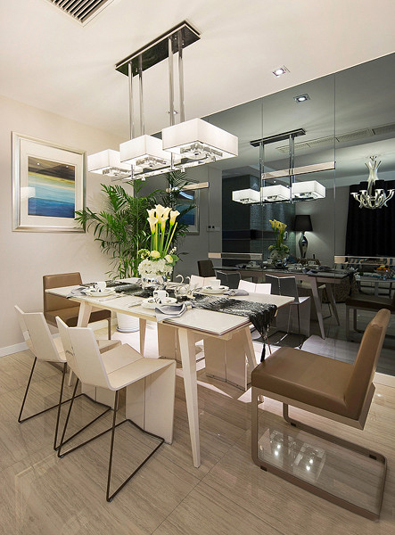 現代風格復式餐廳裝修設計