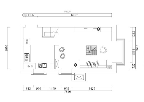 公寓裝修平面布置圖