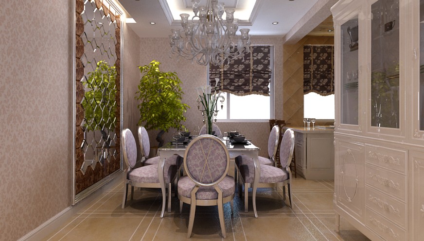 歐式風格裝修設計-餐廳設計