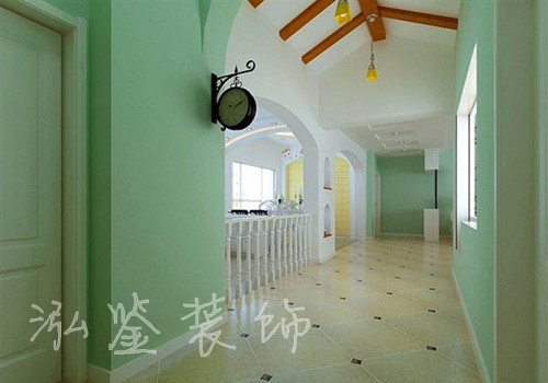 田園風格玄關鞋柜設計