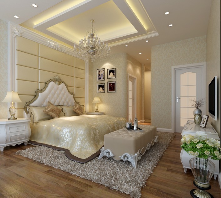 簡歐風格臥室裝修效果圖