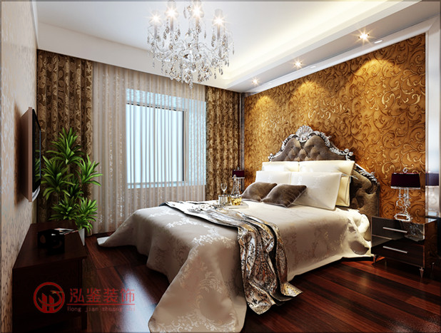 簡歐風格臥室裝修效果圖