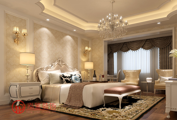 簡歐風格臥室裝修效果圖