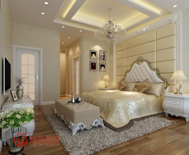 簡歐風格臥室裝修效果圖