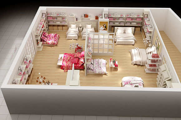 家紡店面櫥窗設計及陳列