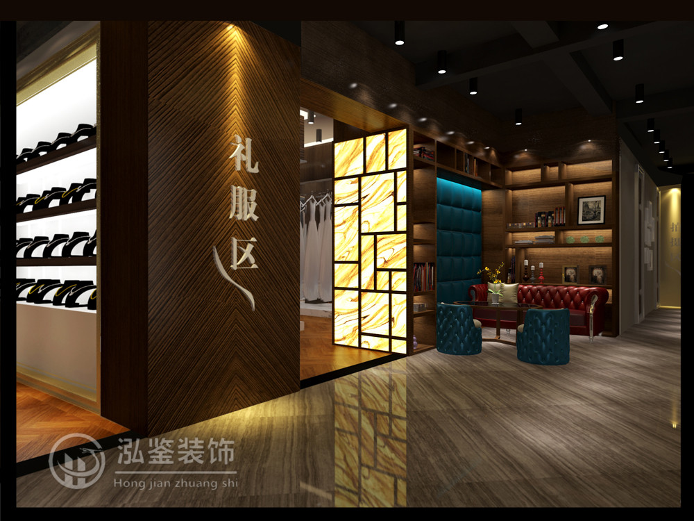 影樓裝修設(shè)計-黑 白 灰 婚紗影樓設(shè)計