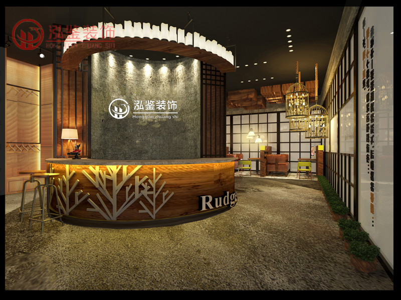 咖啡廳裝修前臺(tái)裝修設(shè)計(jì)
