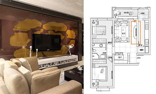 90平米兩室兩廳裝修設(shè)計(jì)效果圖
