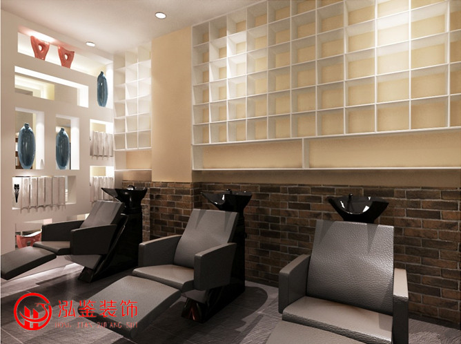 美容美發連鎖店裝修設計效果圖