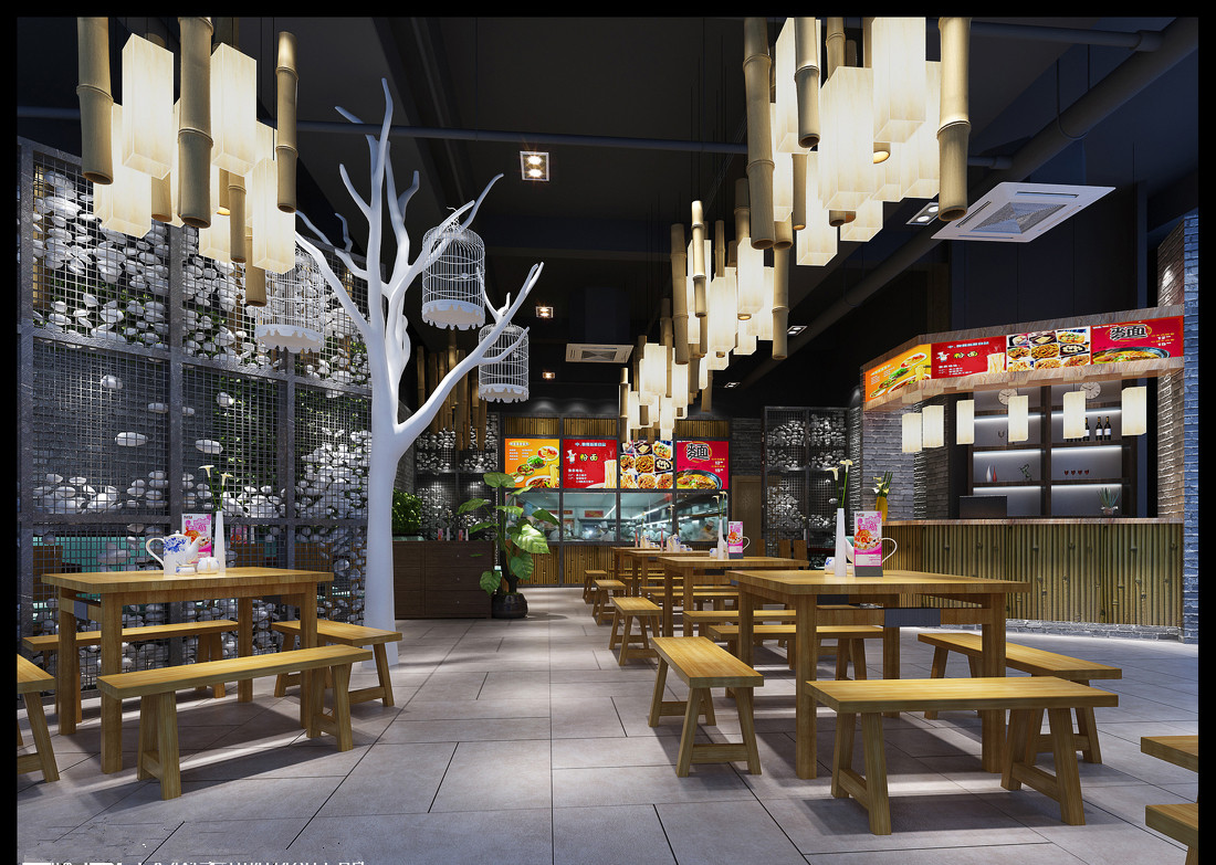 面館裝修 拉面館裝修設計