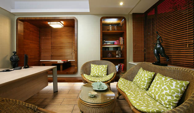 現代中式辦公室裝修設計